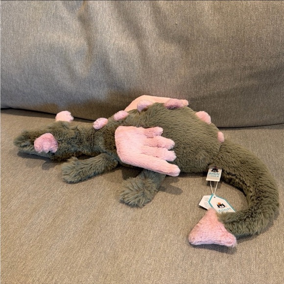 Jellycat Authentic Malachy Dragon NWT large size - Picture 1 of 4